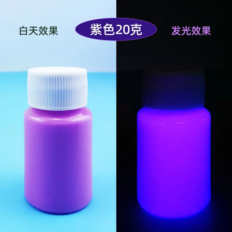 15g Bottle Luminous Powder Pigment for Epoxy Resin Glow In The Dark Jewelry Making Supplies