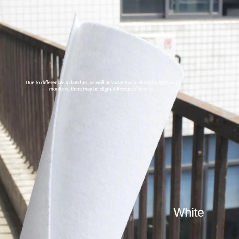 White felt fabric 50x50cm