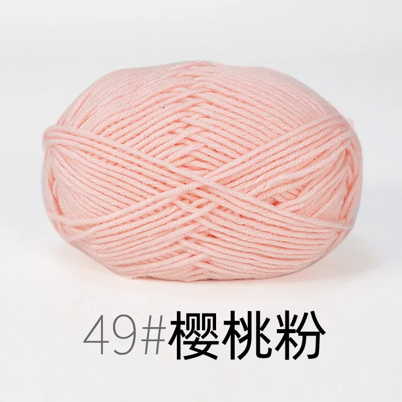 Organic Cotton Yarn 4ply - 1 Ball is 50g of Soft Yarn
