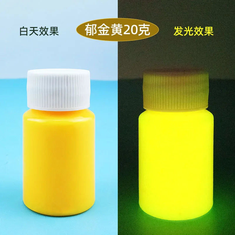 15g Bottle Luminous Powder Pigment for Epoxy Resin Glow In The Dark Jewelry Making Supplies