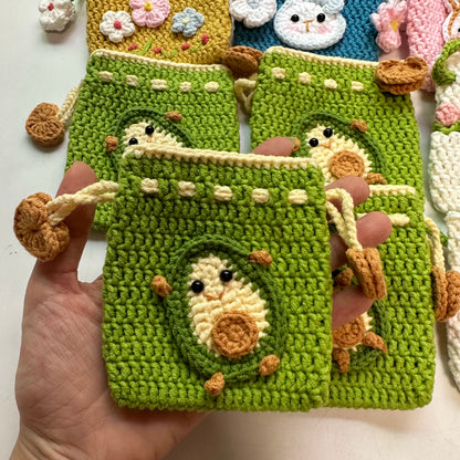 Crocheted Draw-stringed Pouch