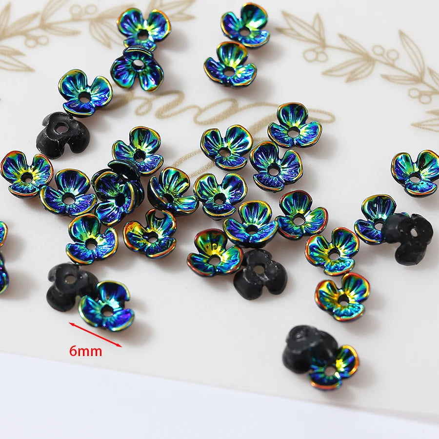 Mini Resin Flower Petals For Jewelry Making - 100pcs, 6mm