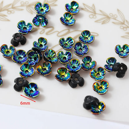 Mini Resin Flower Petals For Jewelry Making - 100pcs, 6mm