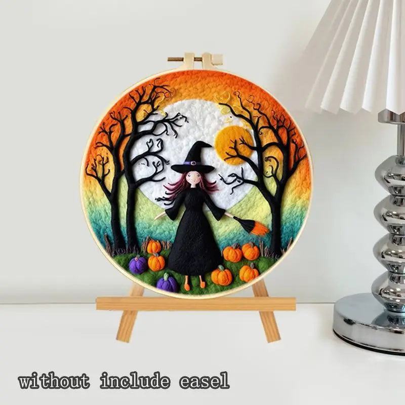 Halloween Witch Wool Felting Kit