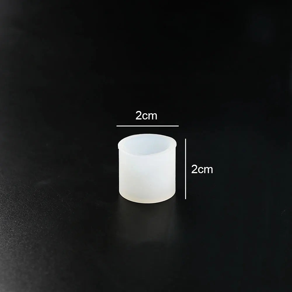 Cylinder and Hexagon Silicone Molds for Candle Making - 7 sizes