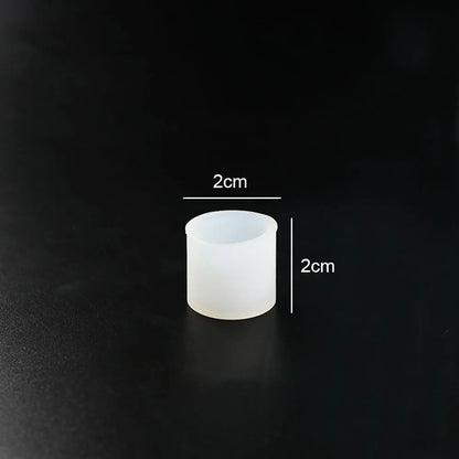 Cylinder and Hexagon Silicone Molds for Candle Making - 7 sizes