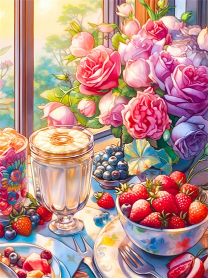 Fruit and Flowers Diamond Painting