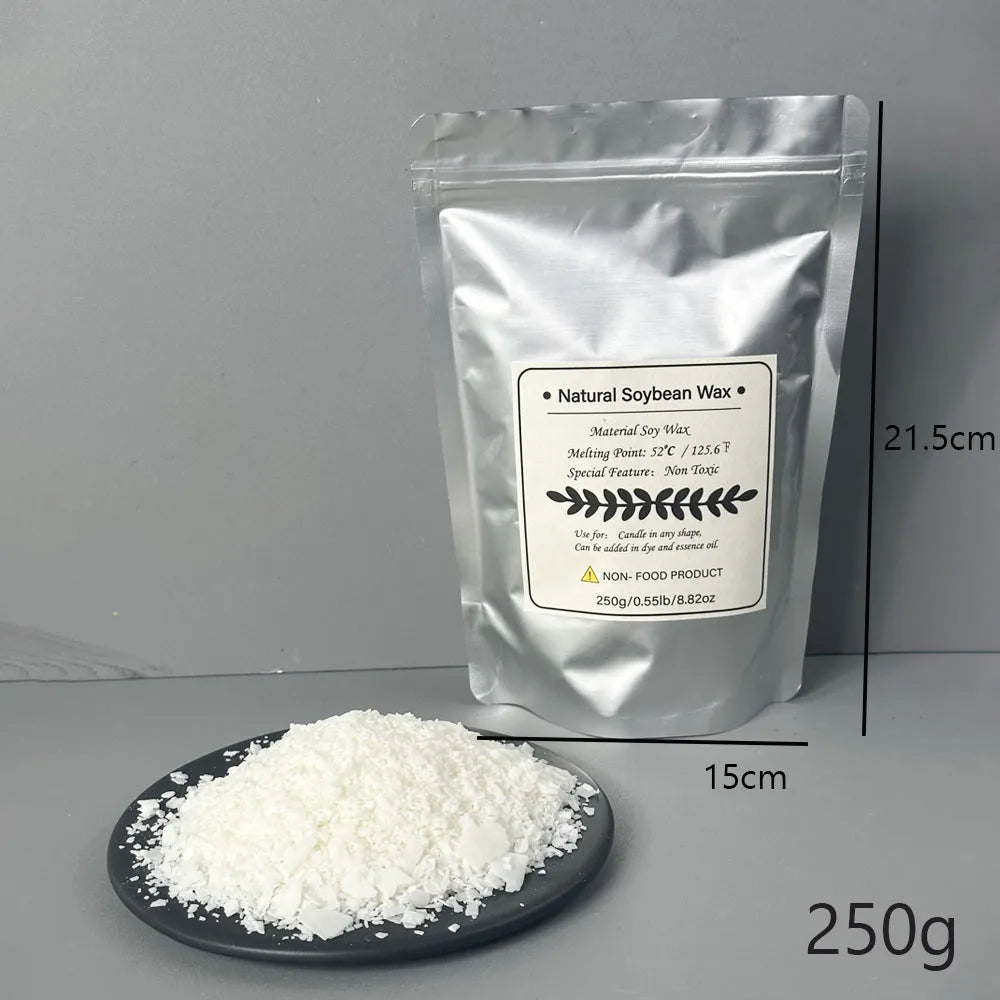 100, 250, 500, or 1000 grams of Pure Soy Wax for Candle Making