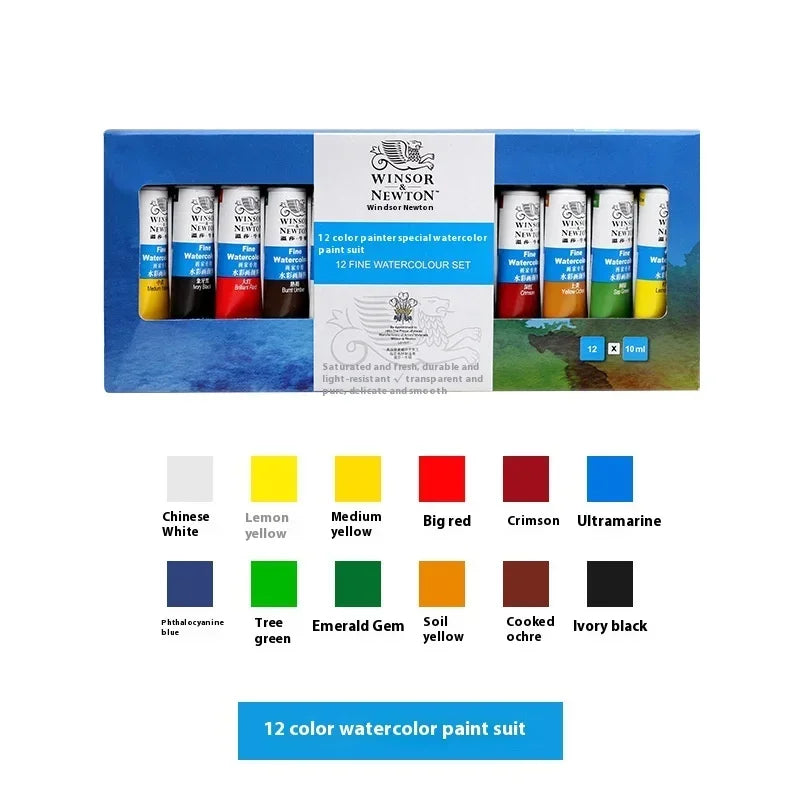 12/18/24 Sets of Winsor & Newton Watercolor Paint 10ml Tubes