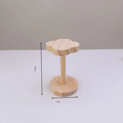 Wooden Display Riser Stand for Wool Felting and Crochet Creations