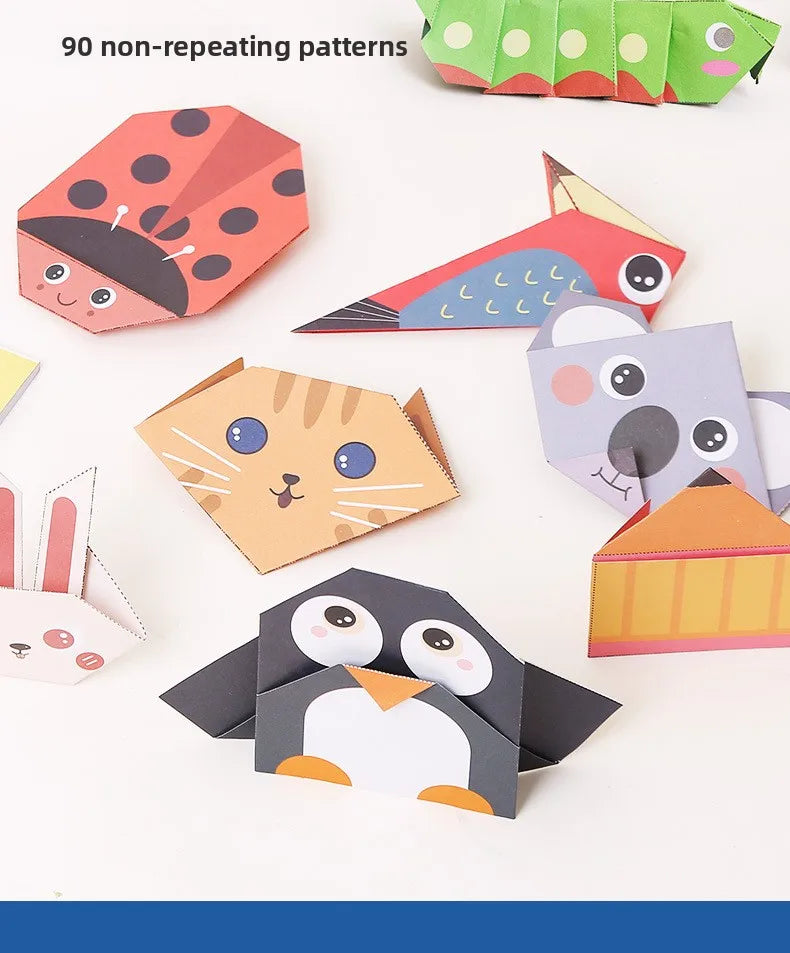 Origami Kit - 30 Sheets of Origami Paper - Guiding Book for Beginners