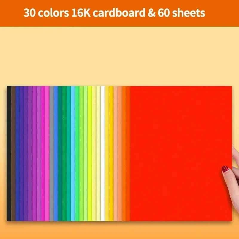 60 Sheets of Mixed Color Card Stock
