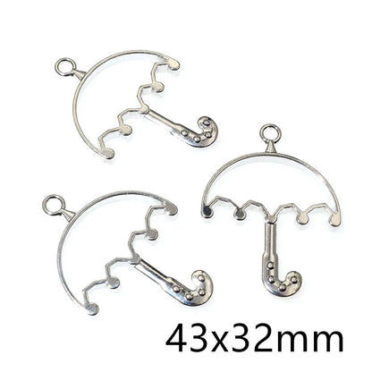 Hollow Metal UV Resin or Epoxy Resin Frame for Jewelry Making