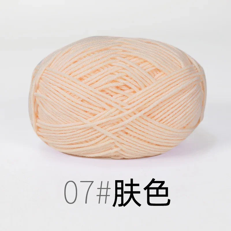 Organic Cotton Yarn 4ply - 1 Ball is 50g of Soft Yarn