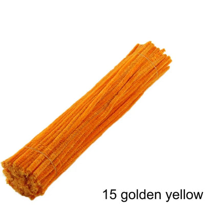 50pcs Colorful Chenille Stems Pipe Cleaners - Choose mixed or individual colors