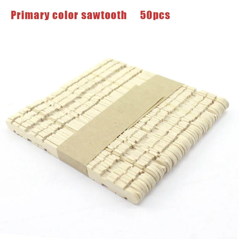 50 pieces of sawtooth craft sticks 