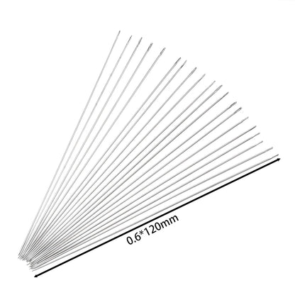 30pcs Stainless Steel Beading Needles