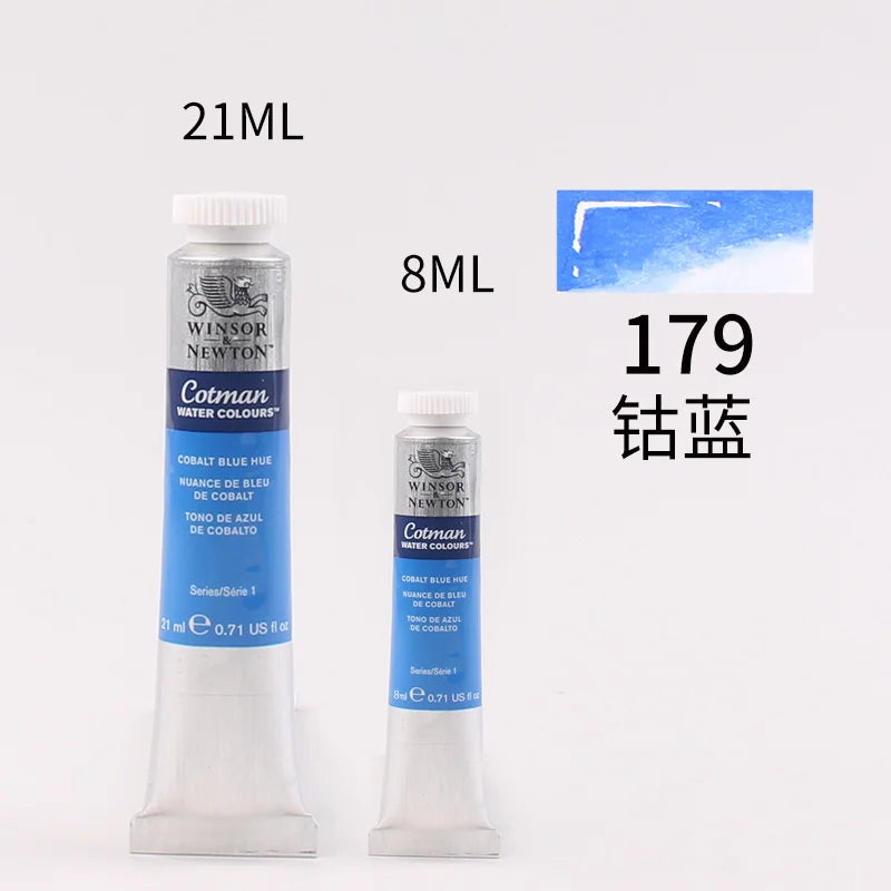 WINSOR＆NEWTON 8ml or 21ml Watercolor Paint Tubes