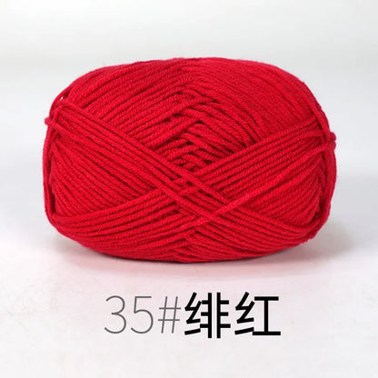 Organic Cotton Yarn 4ply - 1 Ball is 50g of Soft Yarn