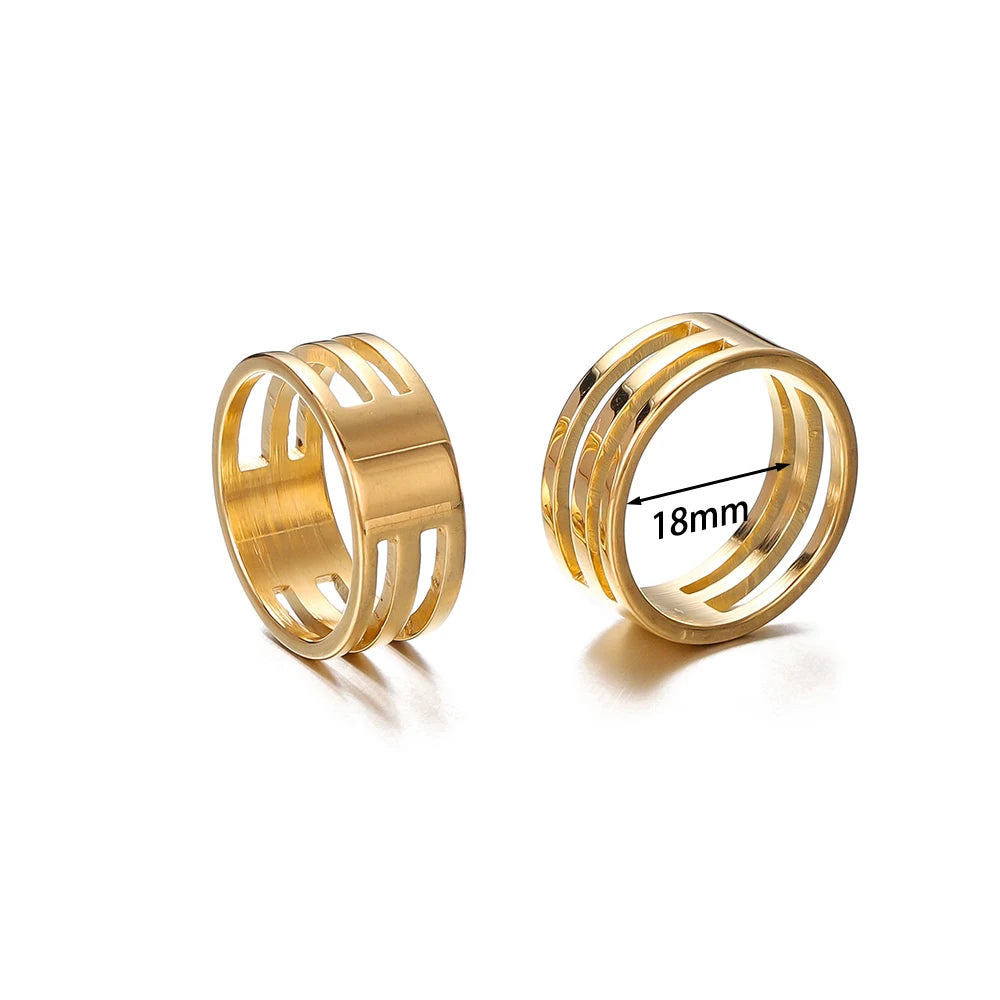 Jump ring opening and closing tool 18mm in gold