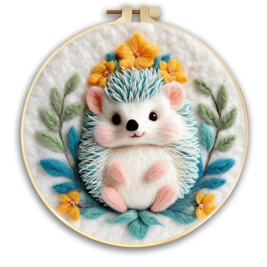 Wool Felting  For Adults - Baby Hedgehog and Turtles