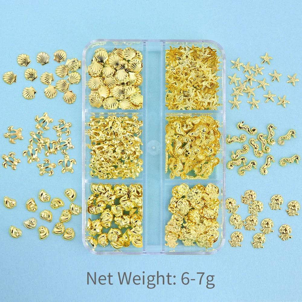 Variety of Metallic Stars, Moons, Butterflies and more - Resin Mold Fillers