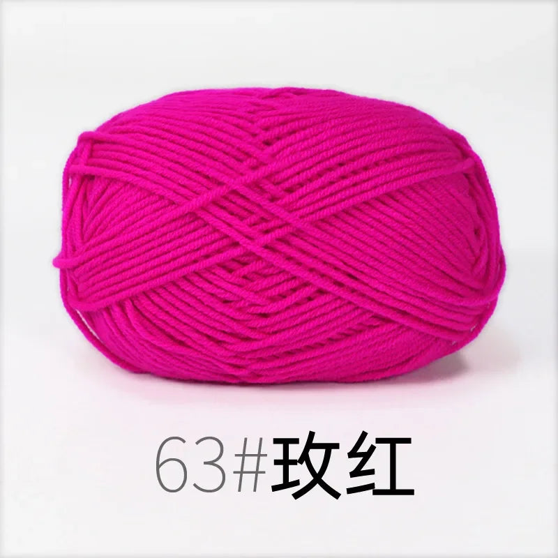 Organic Cotton Yarn 4ply - 1 Ball is 50g of Soft Yarn