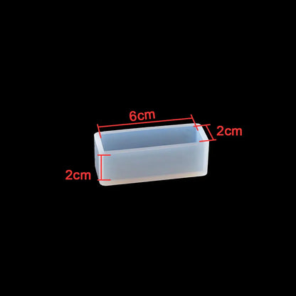 Silicone Cylinder, Hexagon, Square, Rectangle or Cuboid Resin Molds or Candle Making Molds - Different Sizes Available