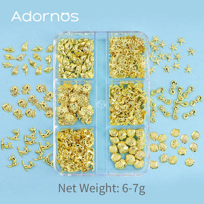 Variety of Metallic Stars, Moons, Butterflies and more - Resin Mold Fillers