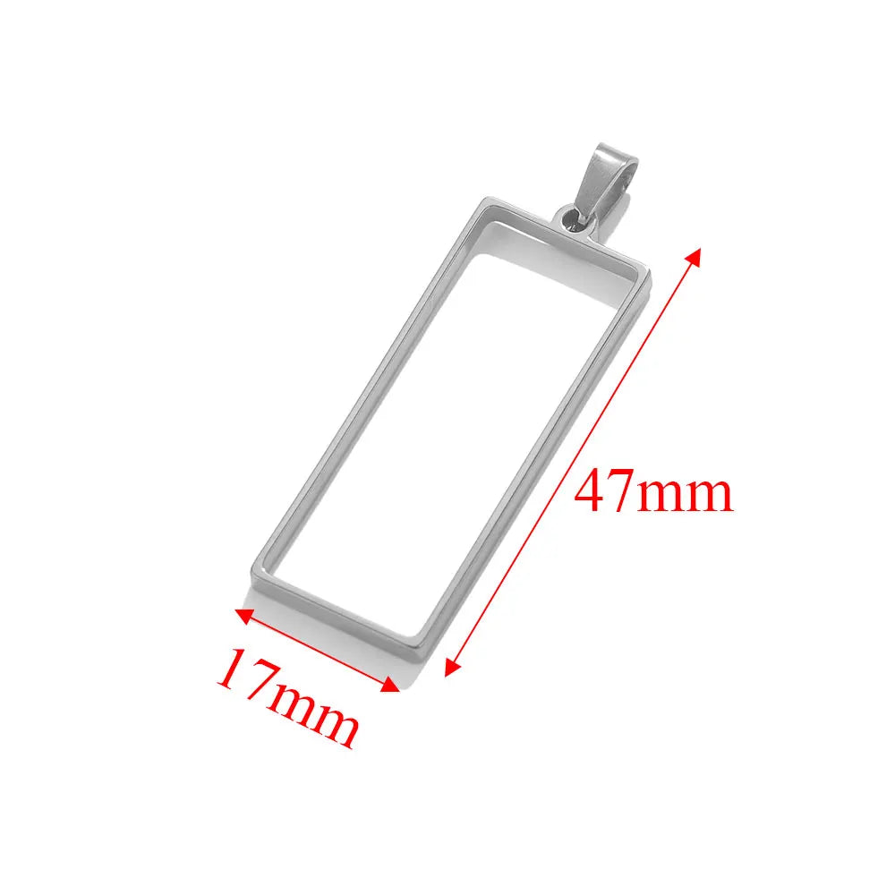 Variety of Charm or Pendant Frame Molds for UV Resin