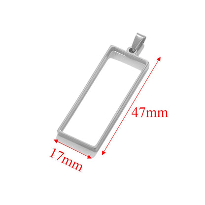 Variety of Charm or Pendant Frame Molds for UV Resin