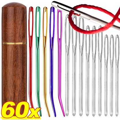 Large Eye Stainless Steel Blunt Needles with Storage Box