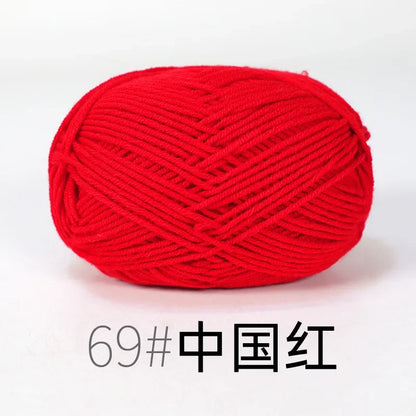 Organic Cotton Yarn 4ply - 1 Ball is 50g of Soft Yarn