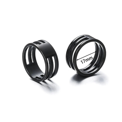 17/18/19mm Stainless Steel Jump Ring Opening and Closing Finger Ring