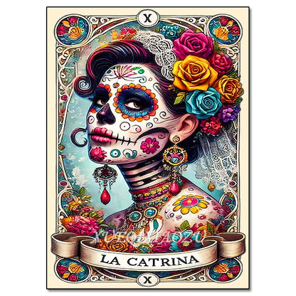 Diamond Art Painting Kit - Skeleton Ladies - Halloween Themes