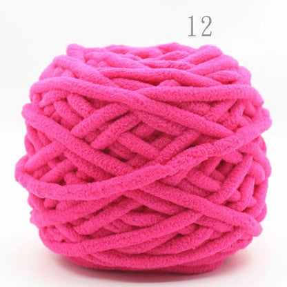 300g of Chenille Yarn - 20 Colors