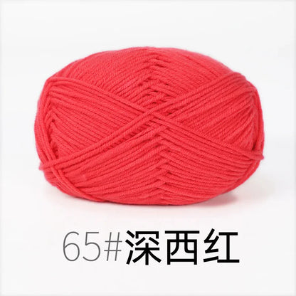 Organic Cotton Yarn 4ply - 1 Ball is 50g of Soft Yarn