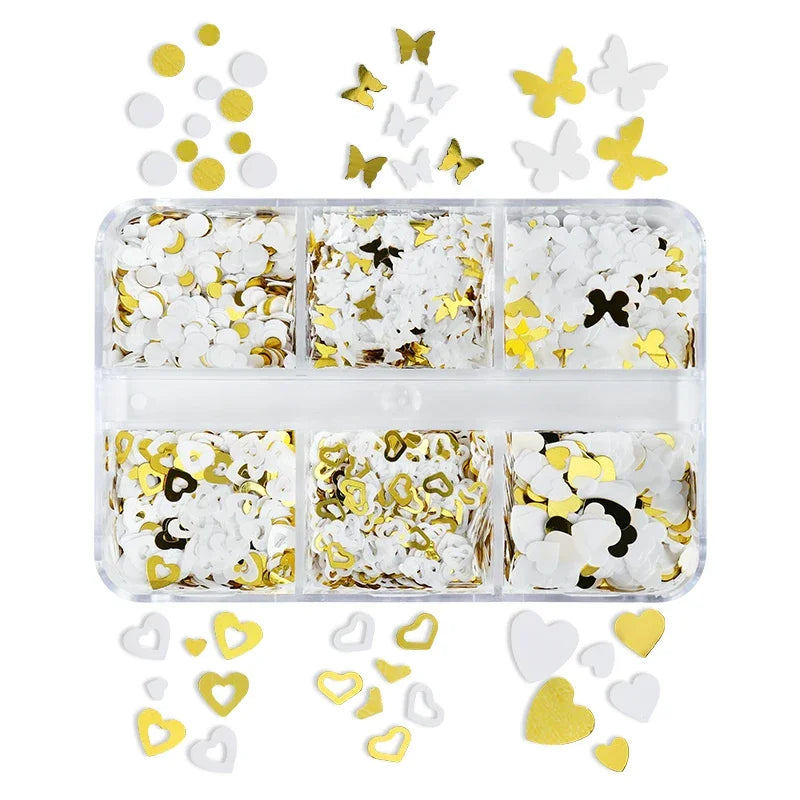 Various Sequin Shapes and Colors - Resin Filling for Jewelry Making