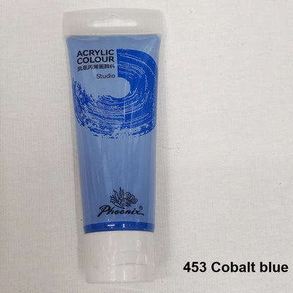 75ml Acrylic Paint Rich Pigments for Canvas. Wood, Watercolor or Multimedia Paper