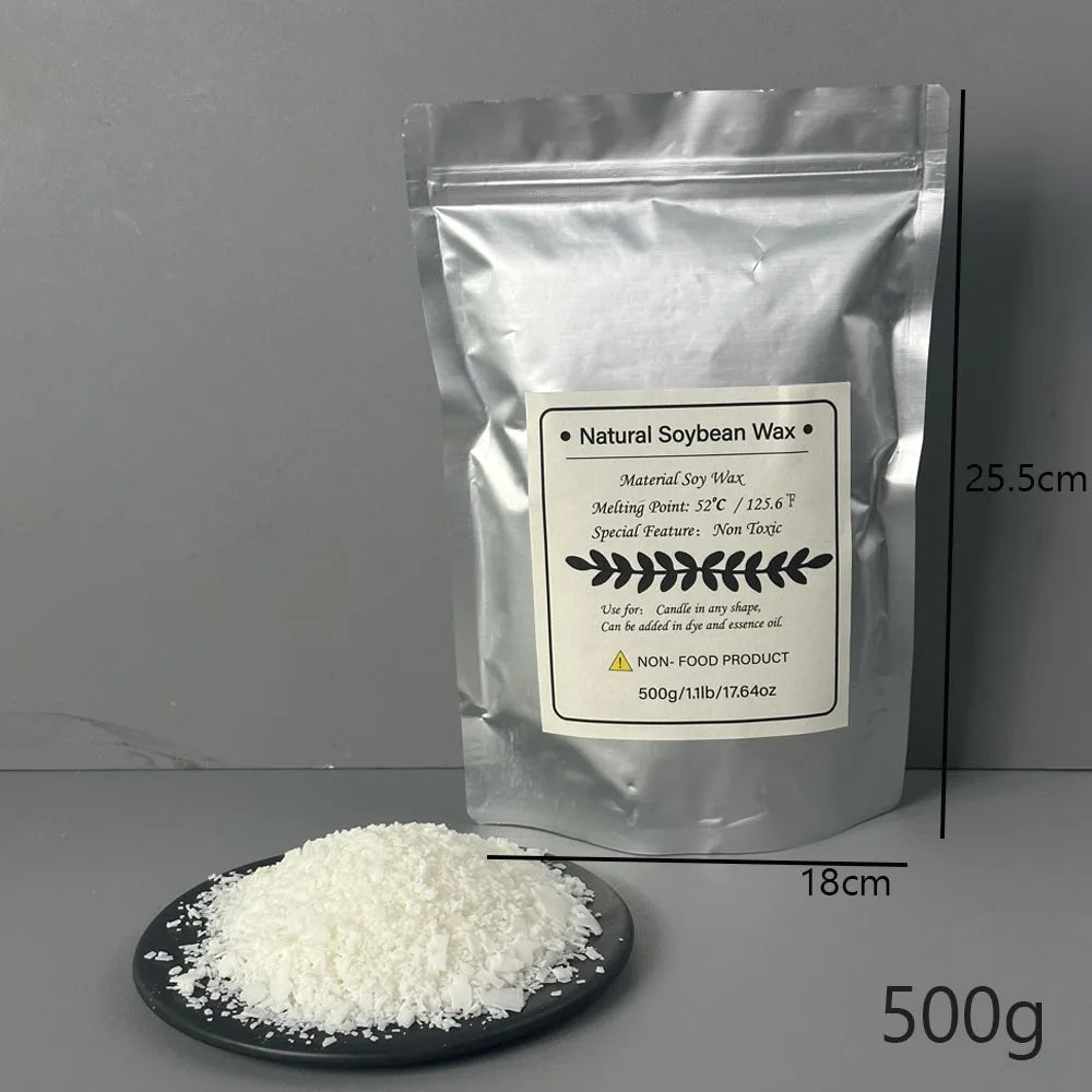 100, 250, 500, or 1000 grams of Pure Soy Wax for Candle Making