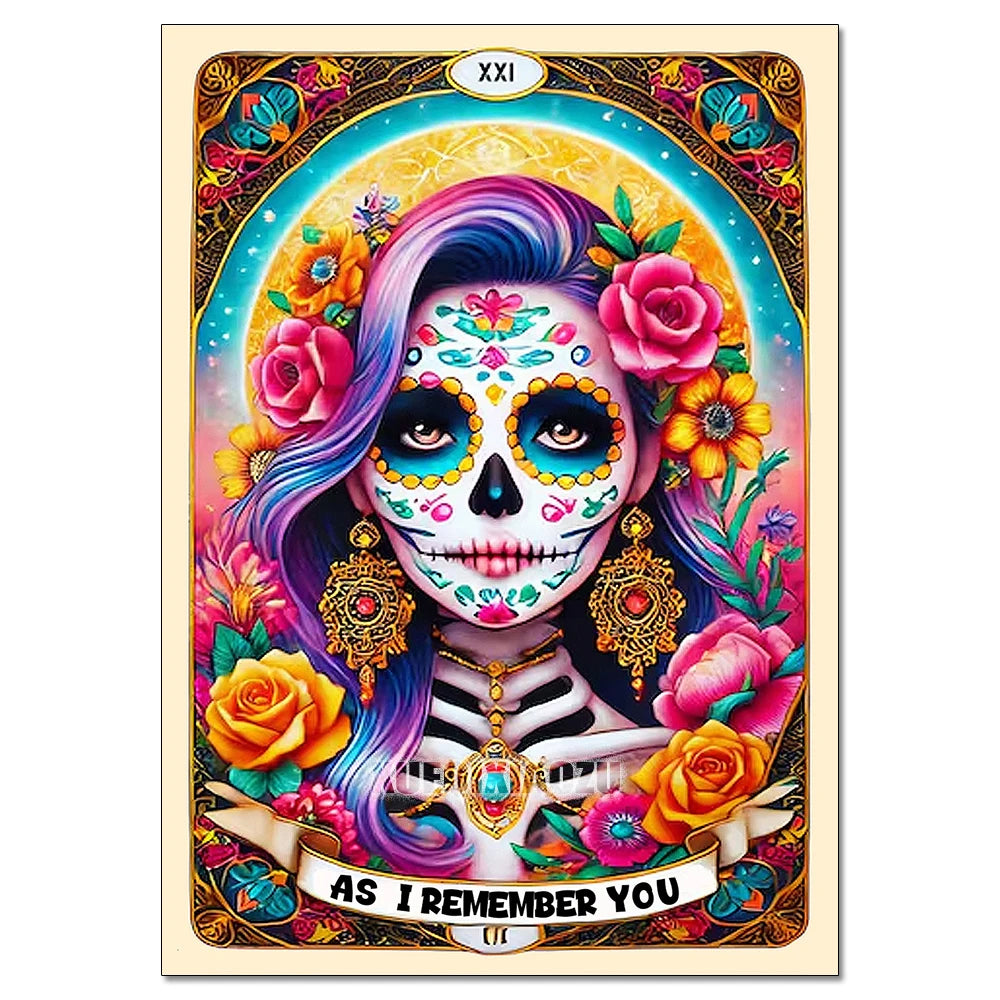 Diamond Art Painting Kit - Skeleton Ladies - Halloween Themes