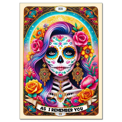 Diamond Art Painting Kit - Skeleton Ladies - Halloween Themes