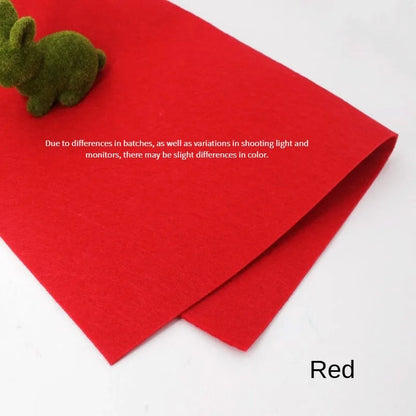 Squares of Non-woven Felt in 18 Colors
