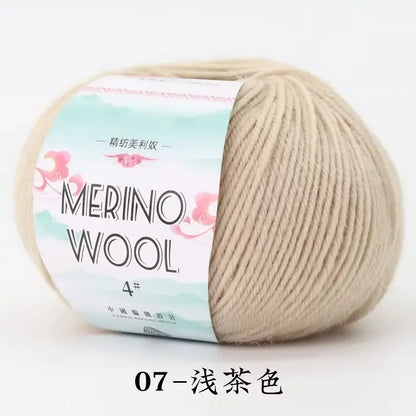 50g/roll Merino Wool Yarn - 130M