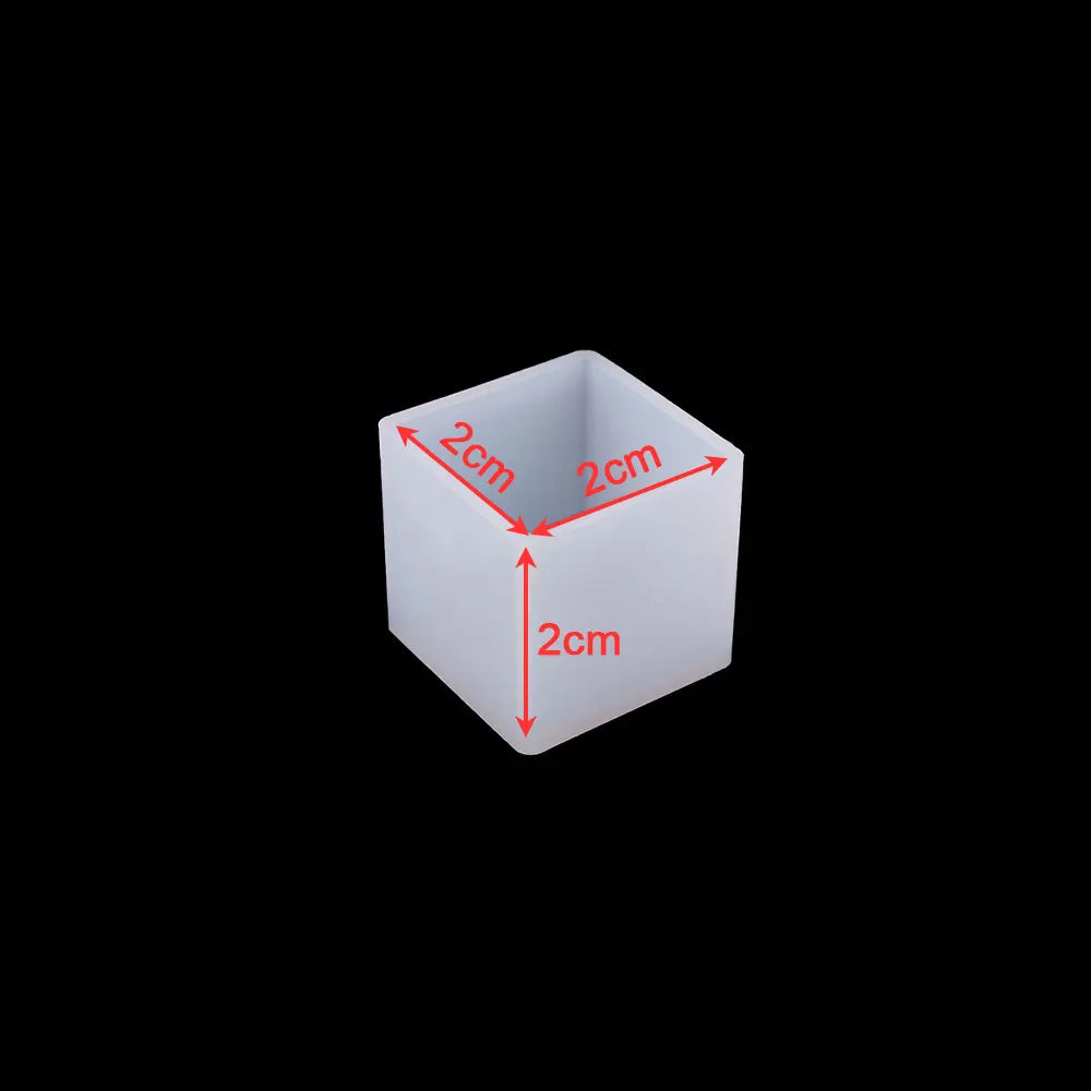 Silicone Cylinder, Hexagon, Square, Rectangle or Cuboid Resin Molds or Candle Making Molds - Different Sizes Available
