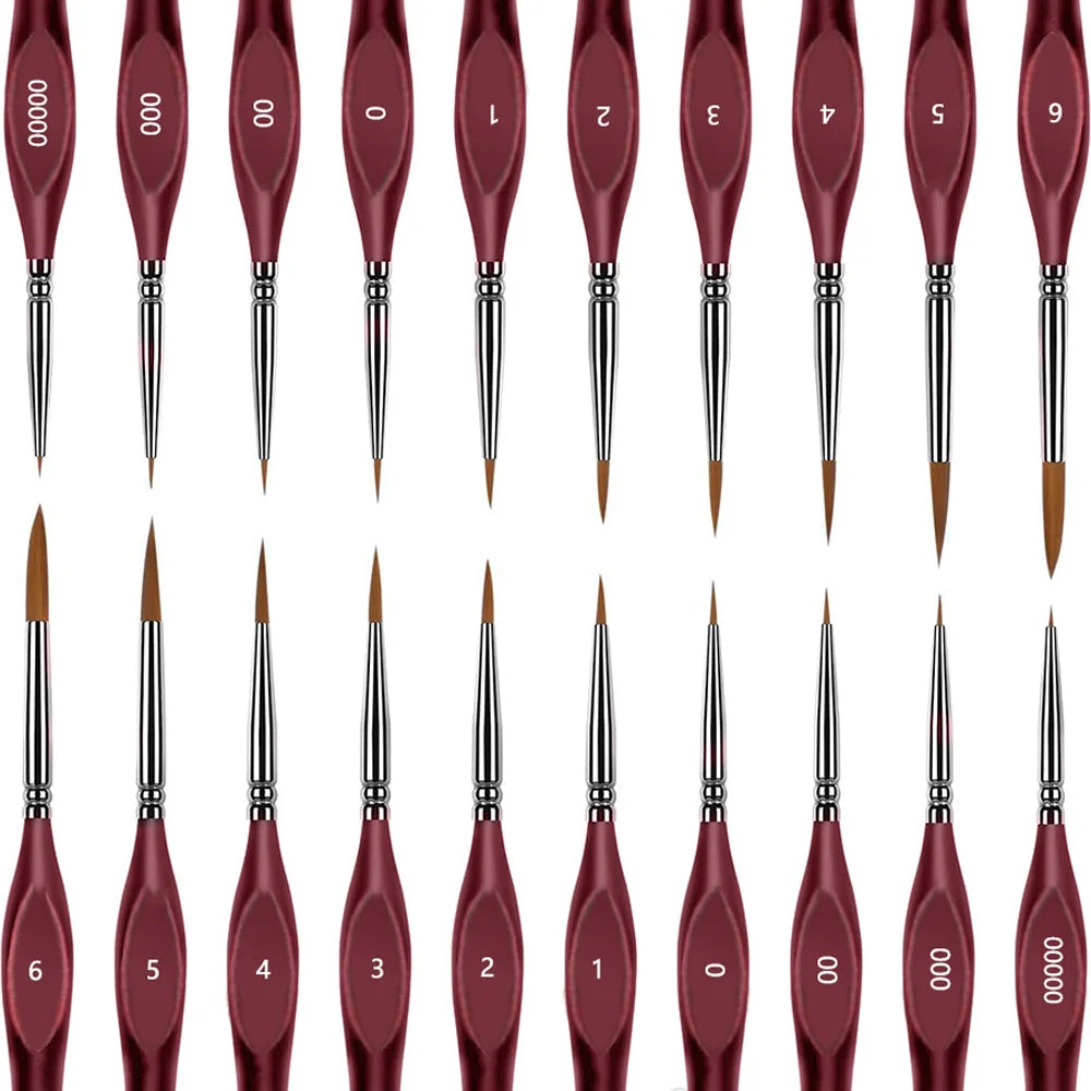 10/11/20/22Pcs Fine Detail Paint Brushes