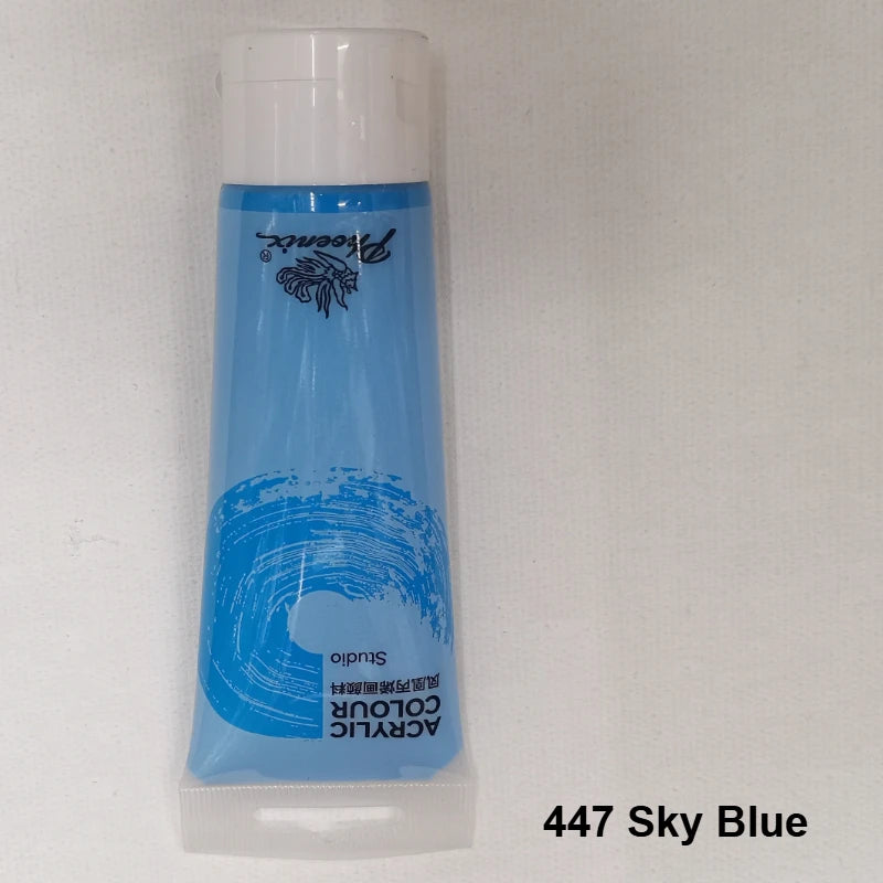 75ml Acrylic Paint Rich Pigments for Canvas. Wood, Watercolor or Multimedia Paper