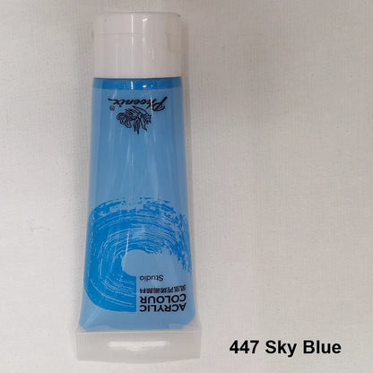 75ml Acrylic Paint Rich Pigments for Canvas. Wood, Watercolor or Multimedia Paper