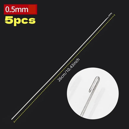 Stainless Steel Bead Threading Needle