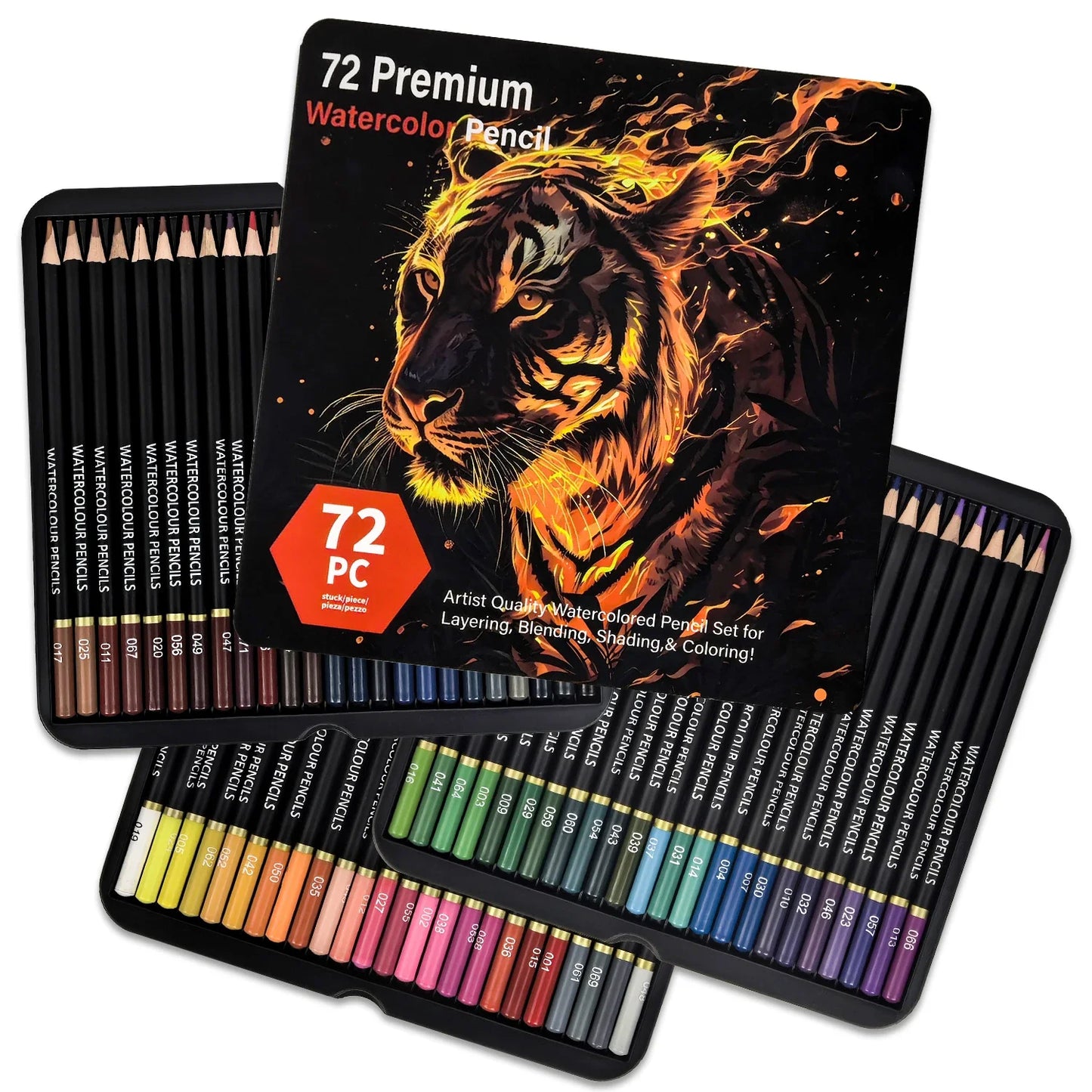 72 or 120 Watercolor Pencil Set
